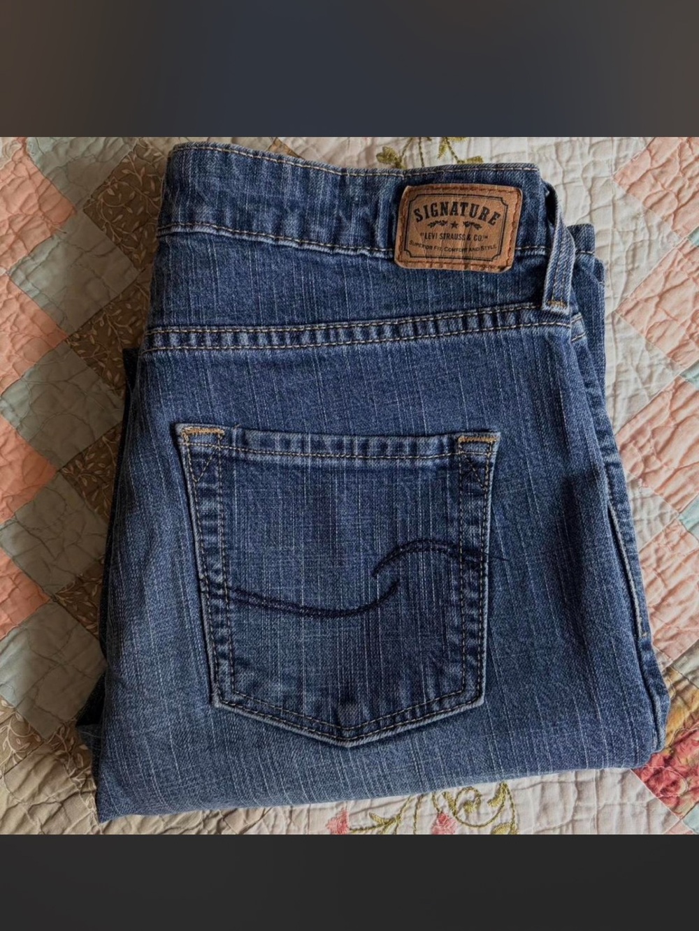 Levi's low rise bootcut Blue Denim Jeans